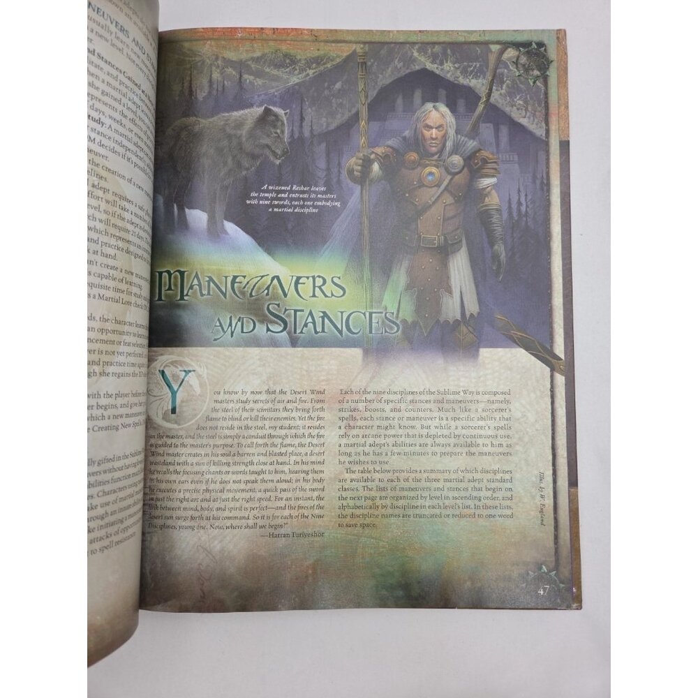 Tome of Battle Book of Nine Swords Dungeons & Dragons 1st Print 2006 Hard Copy - Picture 6 of 9